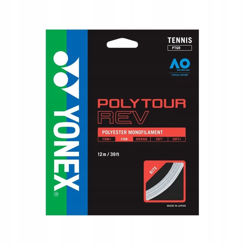 VLEK NA TENIS YONEX POLY TOUR REV WHT 1,25 12m