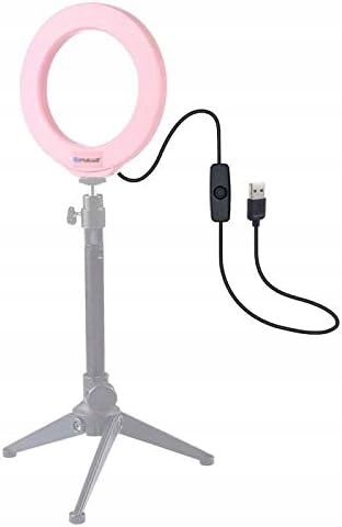 ZLXDP LED Selfie Ring Light do vlogów wideo n Materiał metal