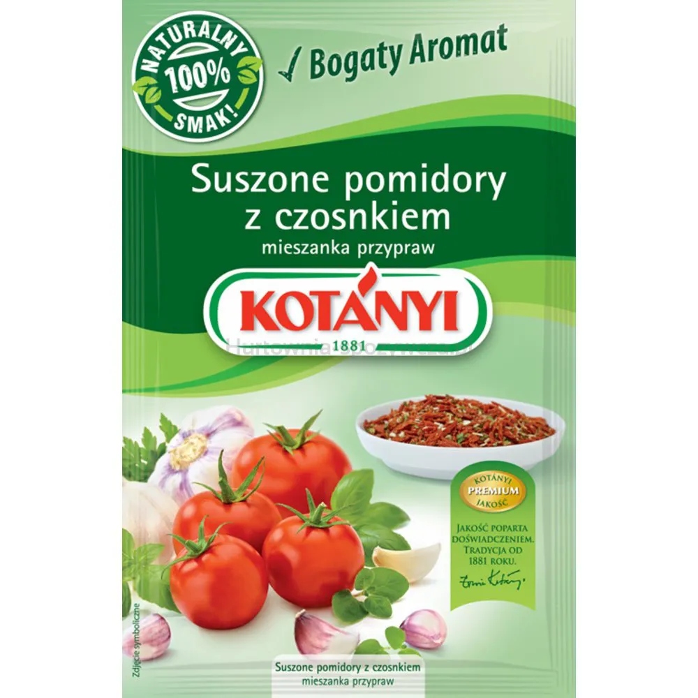 Kotanyi Sušená Rajčata s česnekem 22 g