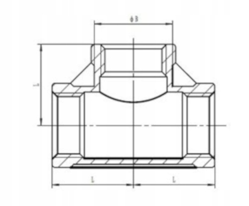 TRÓJNIK GW KWASOODPORNY NIERDZEWNY 33,7MM 1 Typ pozostałe