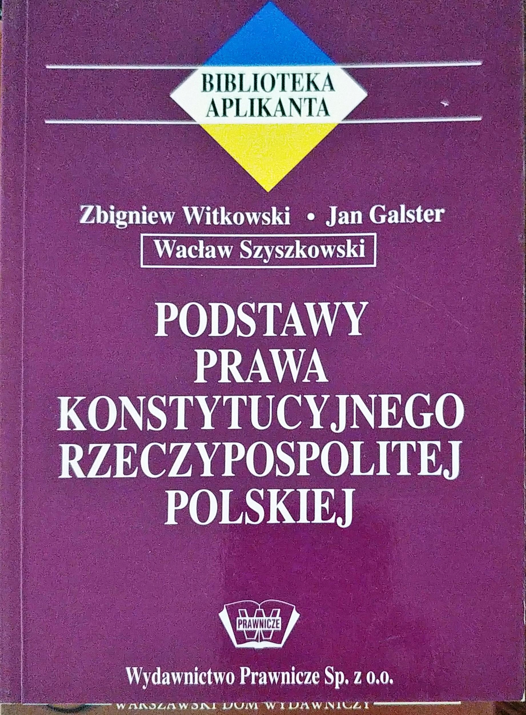 Podstawy prawa konstytucyjnego rzeczypospolitej...