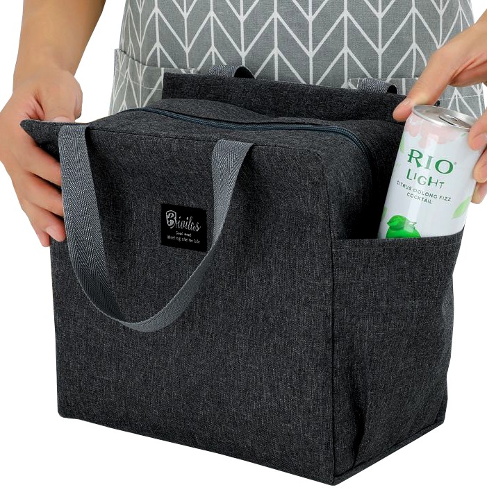 Torba termiczna izolacyjn plażę piknik Czarna Jedzenie Uchwyt obiad Lunch Kod producenta 5905204480045