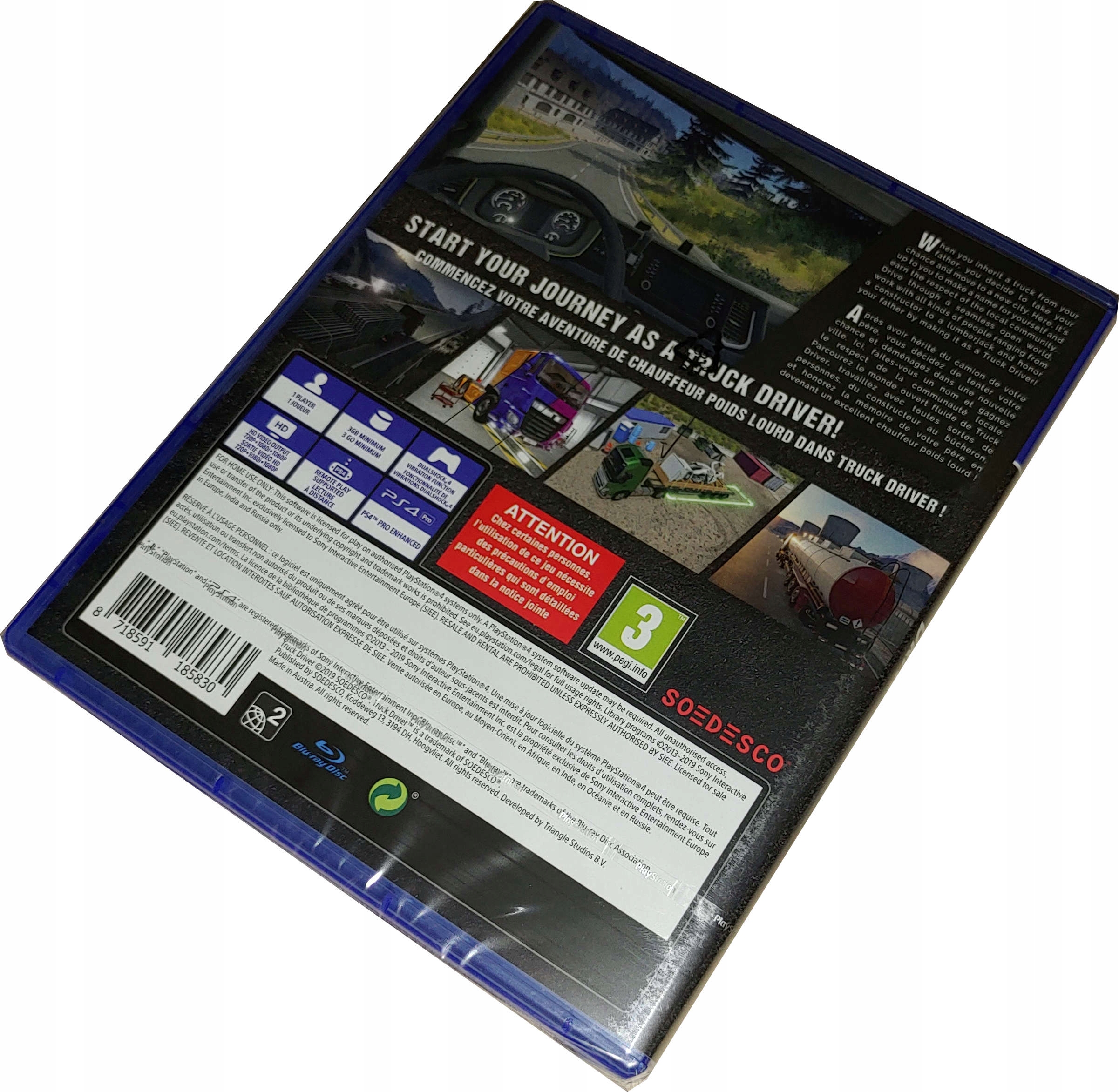 TRUCK DRIVER / NOWA / PL / PS4 / SYMULATOR KIEROWCY CIĘŻARÓWKI Rodzaj wydania Podstawa