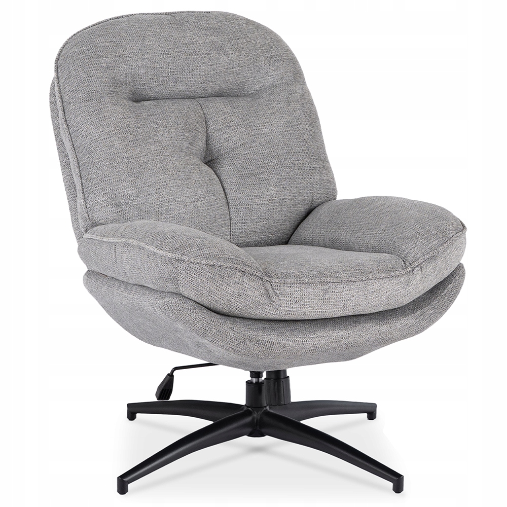 Otočné křeslo Čalouněné do obývacího pokoje Ložnice Šedá Mesa