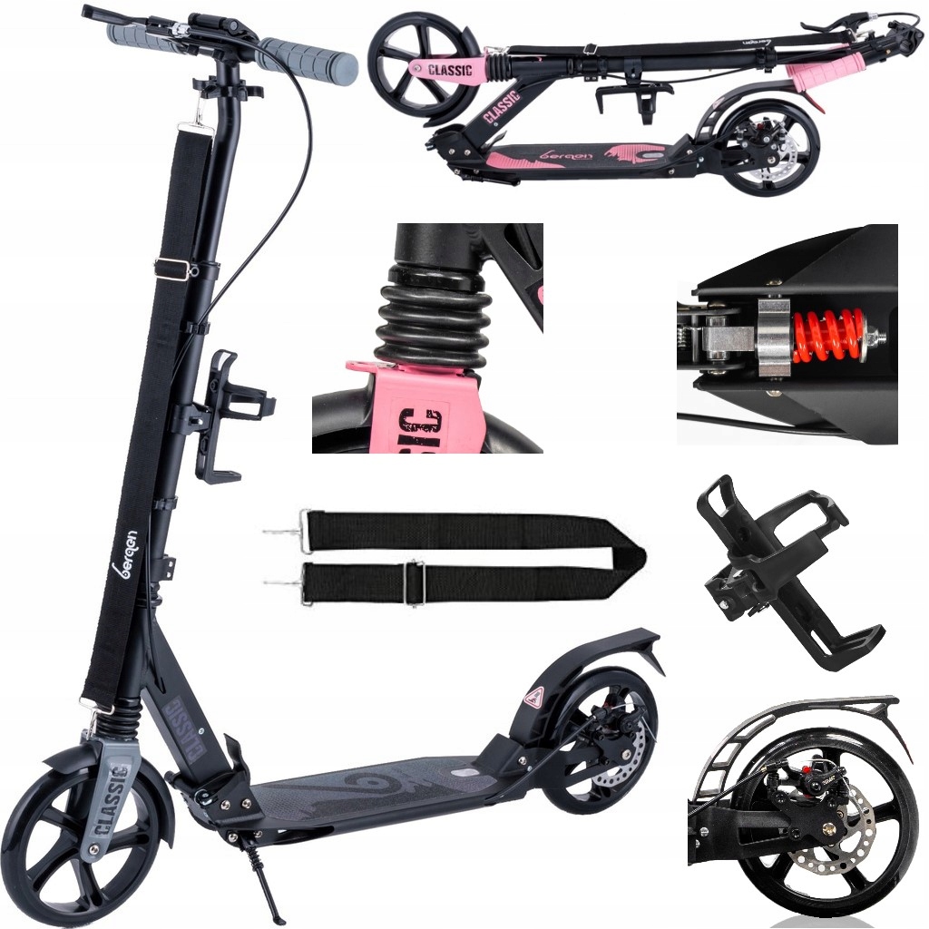 HULAJNOGA BERGEN CLASSIC Z HAMULCEM TARCZOWYM Koła Kauczukowe