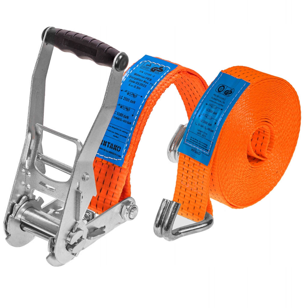 Pasy transportowe 6m 5000kg 50mm stf400 pas transportowy z napinaczem