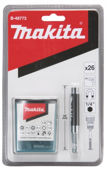 

Makita B-48773 Zestaw Bitów Z Uchwytem 26SZT