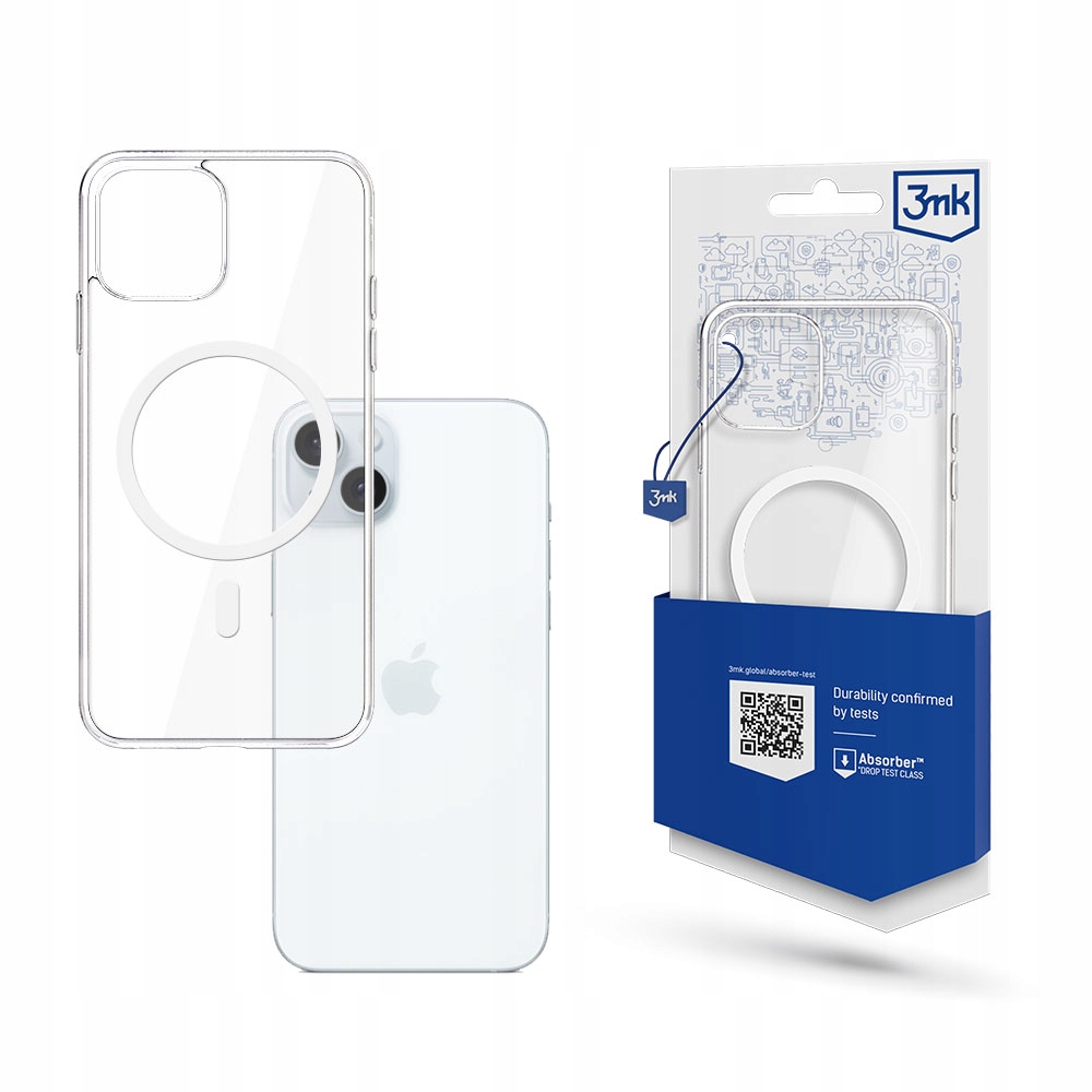 Etui 3mk MagCase do Apple iPhone 15 Plus MagSafe przezroczyste