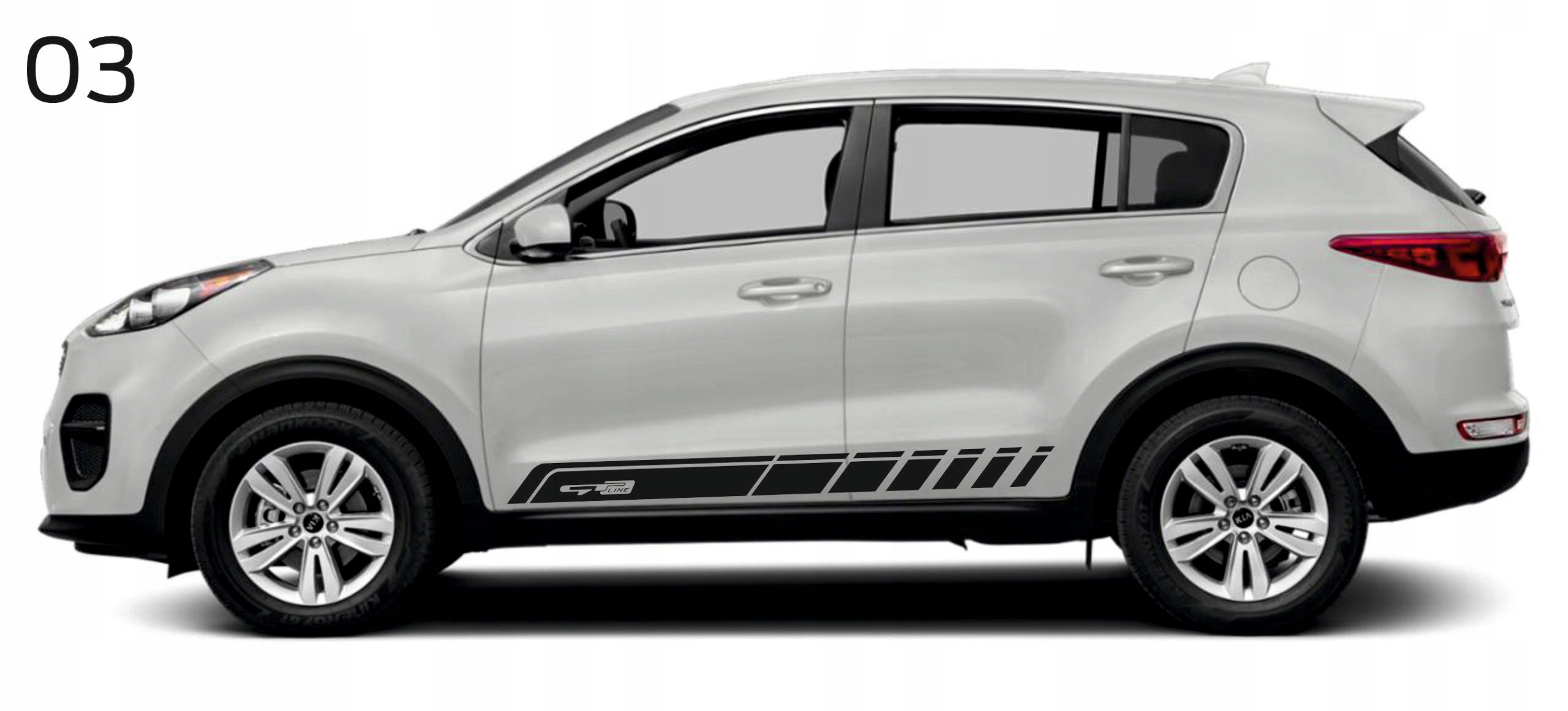 Naklejki na samochód Kia Sportage GT-Line 03