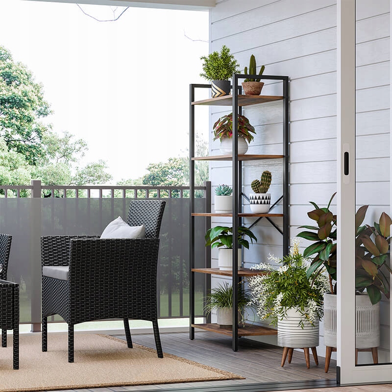 Regał Houseland Evy brąz/czarny Marka inna