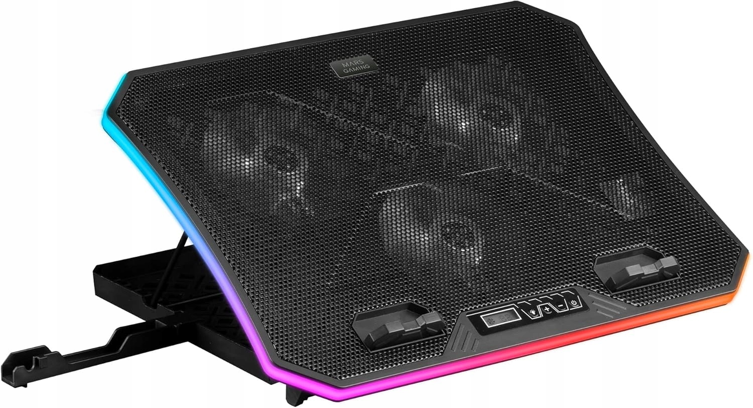 PODKŁADKA CHŁODZĄCA DO LAPTOPA XL 40 CM ARGB 3 WENTYLATORY