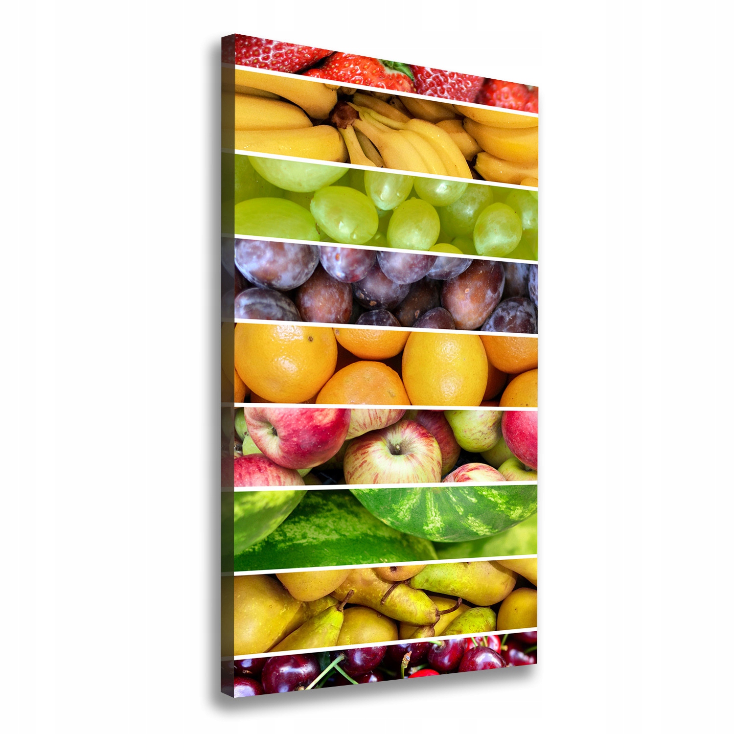 

Foto obraz na płótnie Kolorowe owoce 50x100 cm