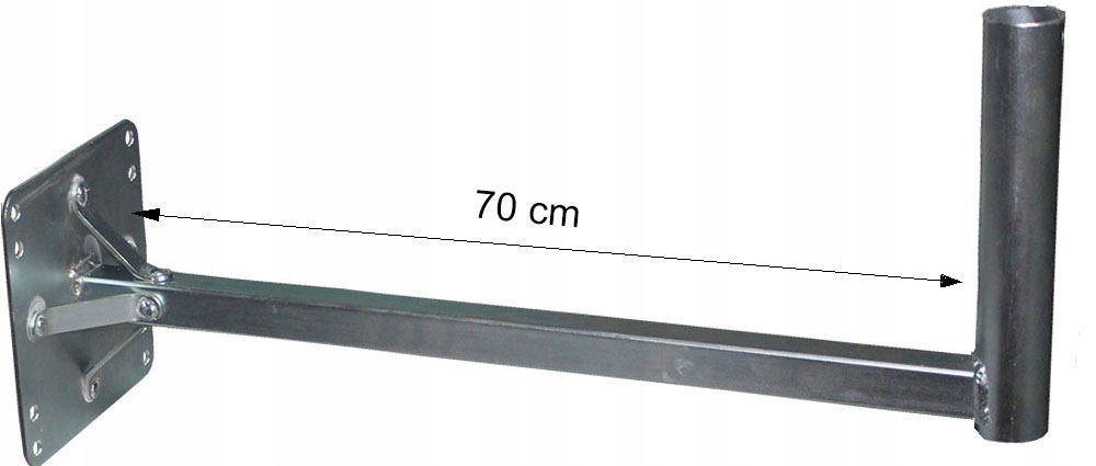 UCHWYT MASZT do anteny WZMOCNIONY 70 cm do ściany Marka Inna