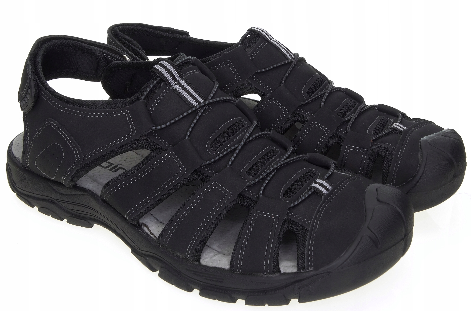 Męskie skórzane sandały solidne lekkie i wygodne buty Trekkingowe Rozmiar 45