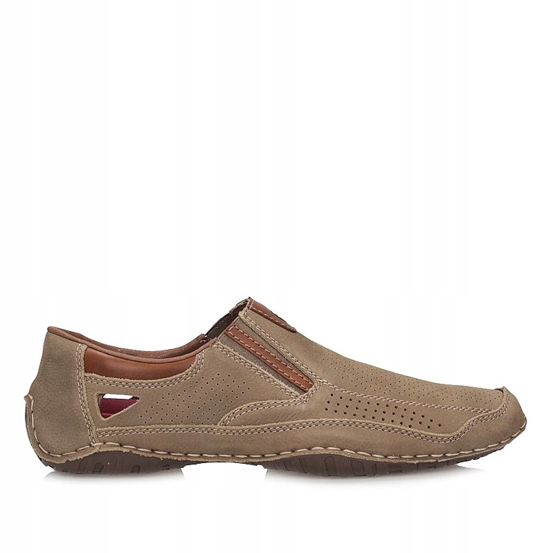 Komfortní děrované pánské polobotky Rieker 06350-25