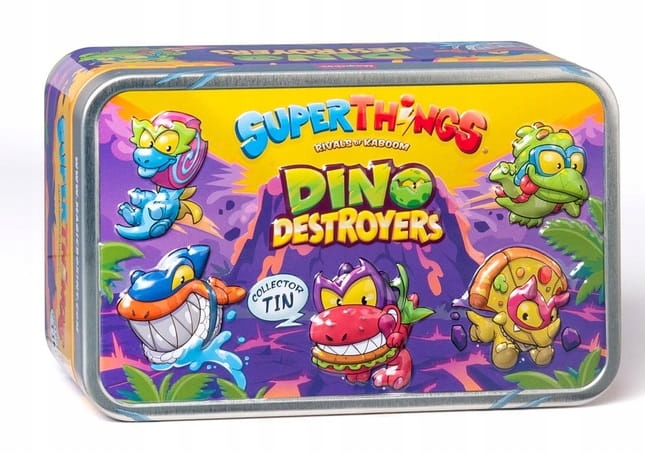 Superthings Superzings Puszka Tin Dino Destroyers figurki Magic Box