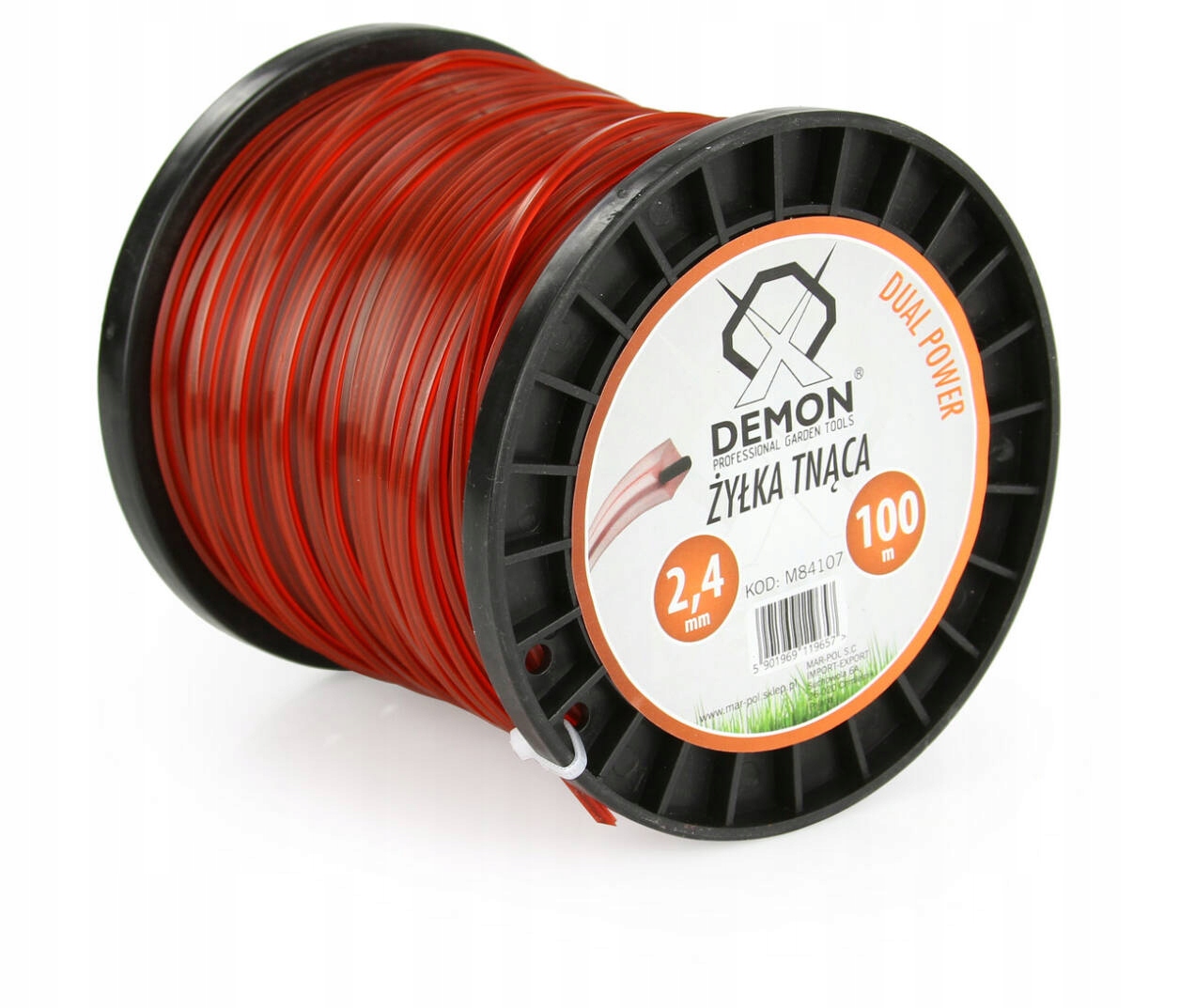 

Żyłka Tnąca Do Kosy 2.4mm*100m Kwadrat/zbrojona