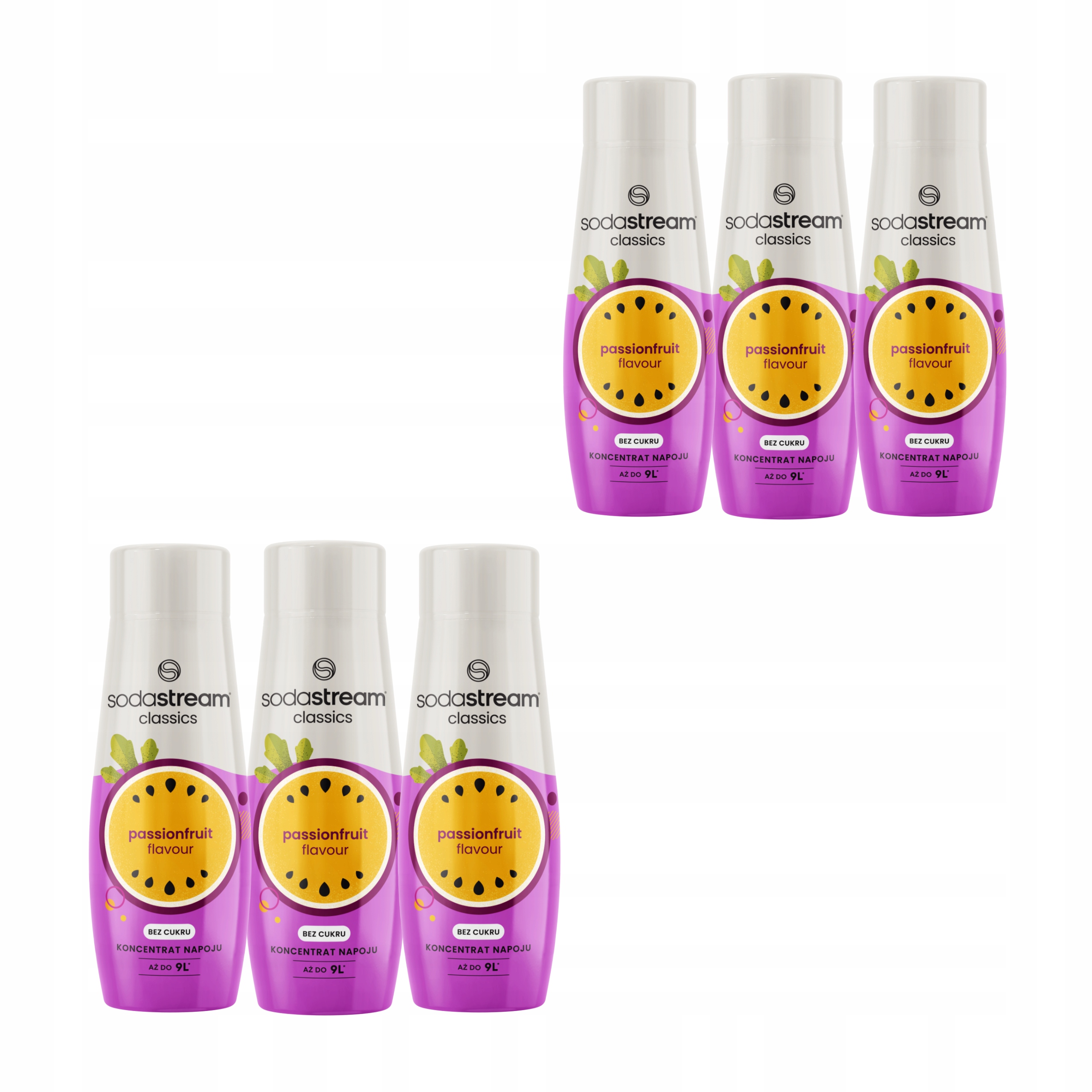 Levně Sirupy do saturátoru Sodastream 6x Passionfruit s příchutí marakuji