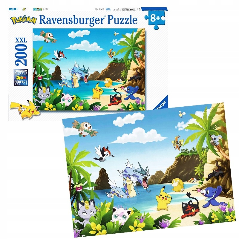 

Pokemon Tradycyjne Puzzle Pokemon 200 XXL Pikachu