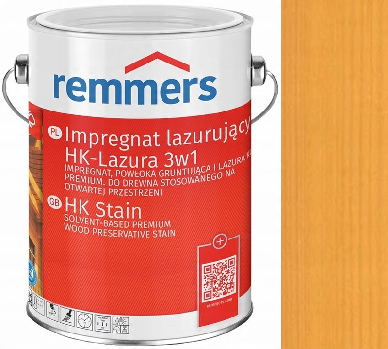 

Remmers Hk-lasur Lazura Do Elewacji 20L Sosna