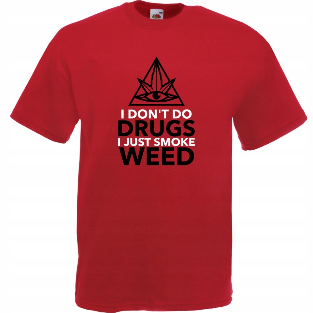 

Koszulka smoke weed 420 joint S ceglana czerwona