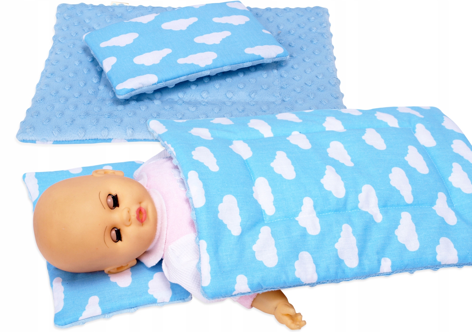 

Pościel dla lalki minky i bawełna pościele Bobo