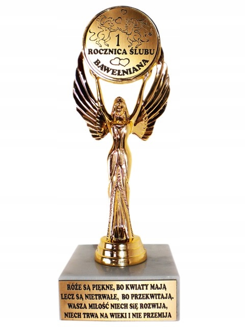 STATUETKA NA 1 5 10 20 25 30 40 50 ROCZNICĘ ŚLUBU