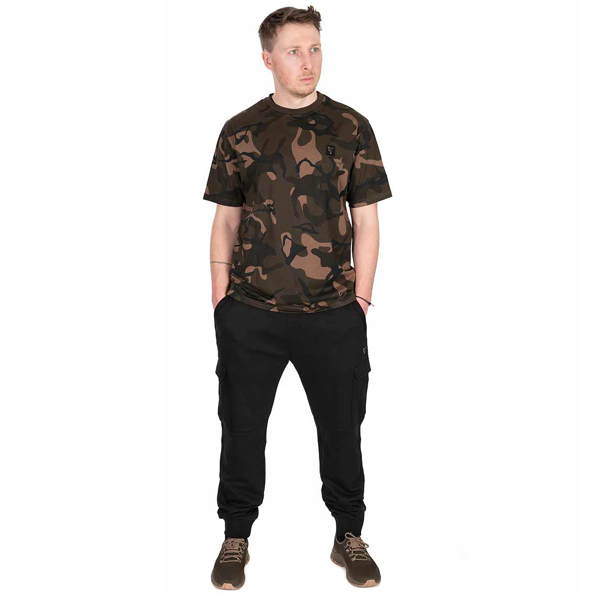 Koszulka Wędkarska T-Shirt Fox Camo T Moro r. M Rozmiar M
