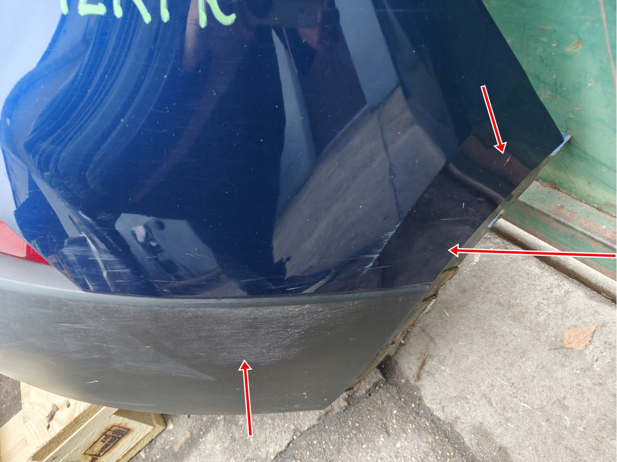 RENAULT KADJAR 15R Stoßstange heck PDC der Räder. TERPR