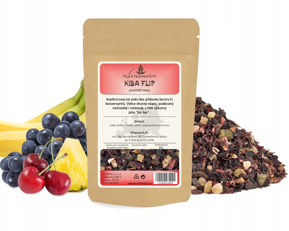 Levně Ovocný čaj Kiba Flip 1000 g