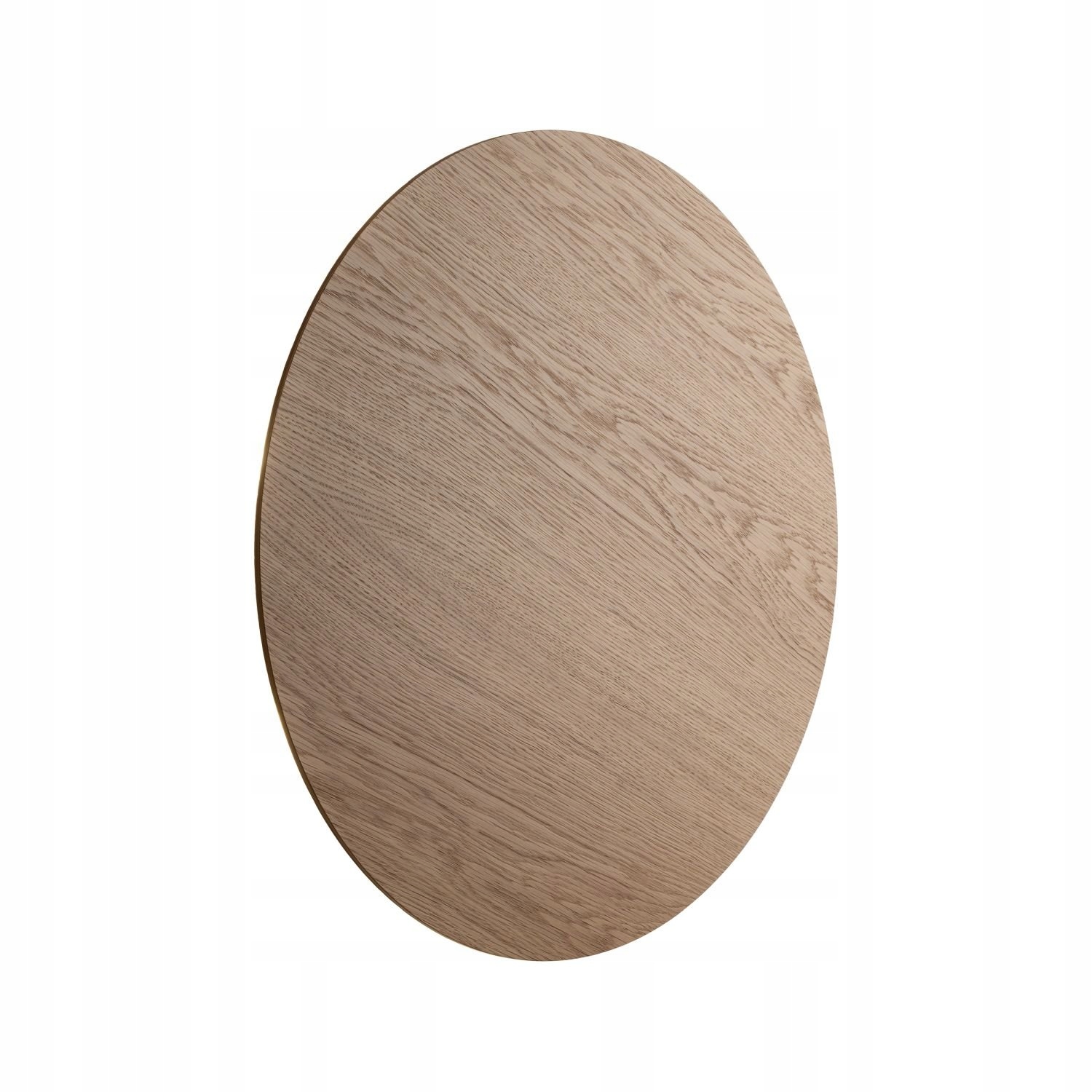 Drevené okrúhle nástenné svietidlo ekologické Luna dub 60 cm G9