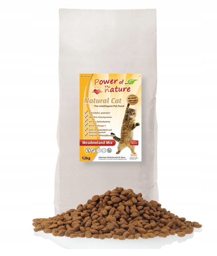 Power Of Nature Natural Cat Meadowland MIX 12kg