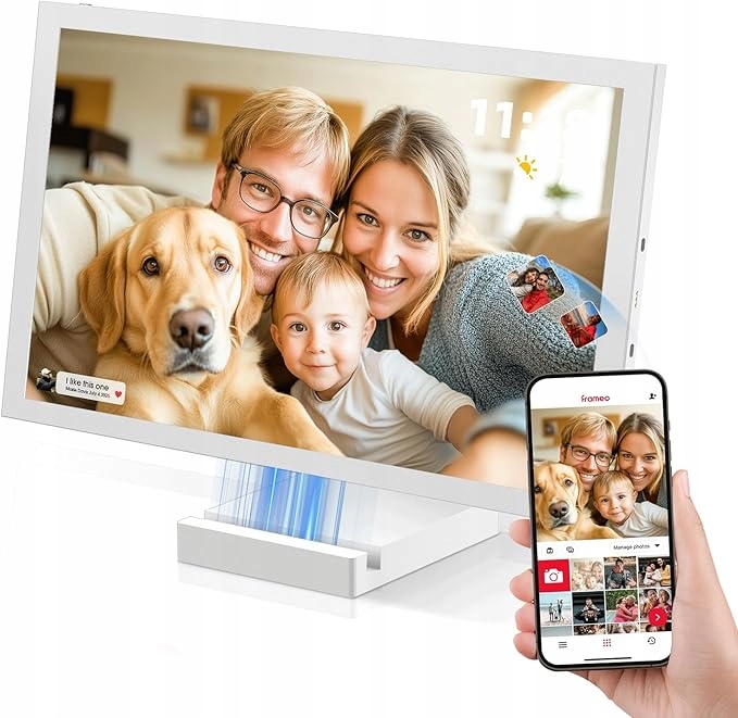 64G Frameo WiFi 10.1 Cyfrowa ramka na zdjęcia bezprzewodowa 5000mAh