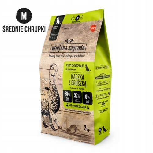 Levně Wiejska zagroda pro psa kachna s hruškou M 2 kg