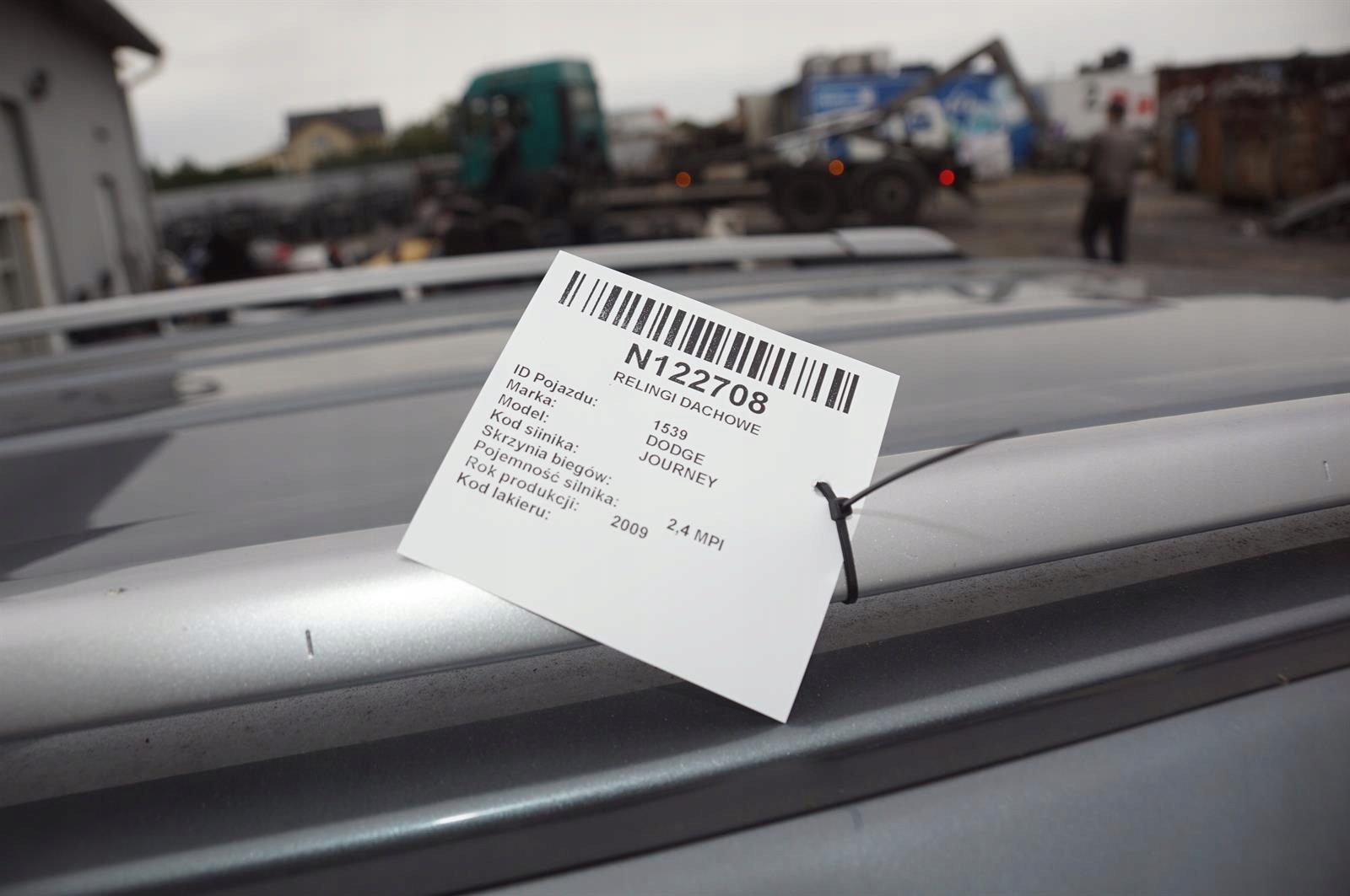 RELINGI DACHOWE DODGE JOURNEY Car type Passenger cars