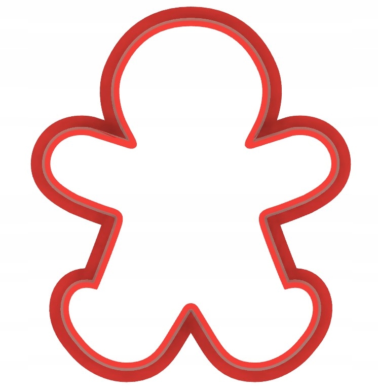 

Foremka wykrawacz ciastek pierników ludzik XL