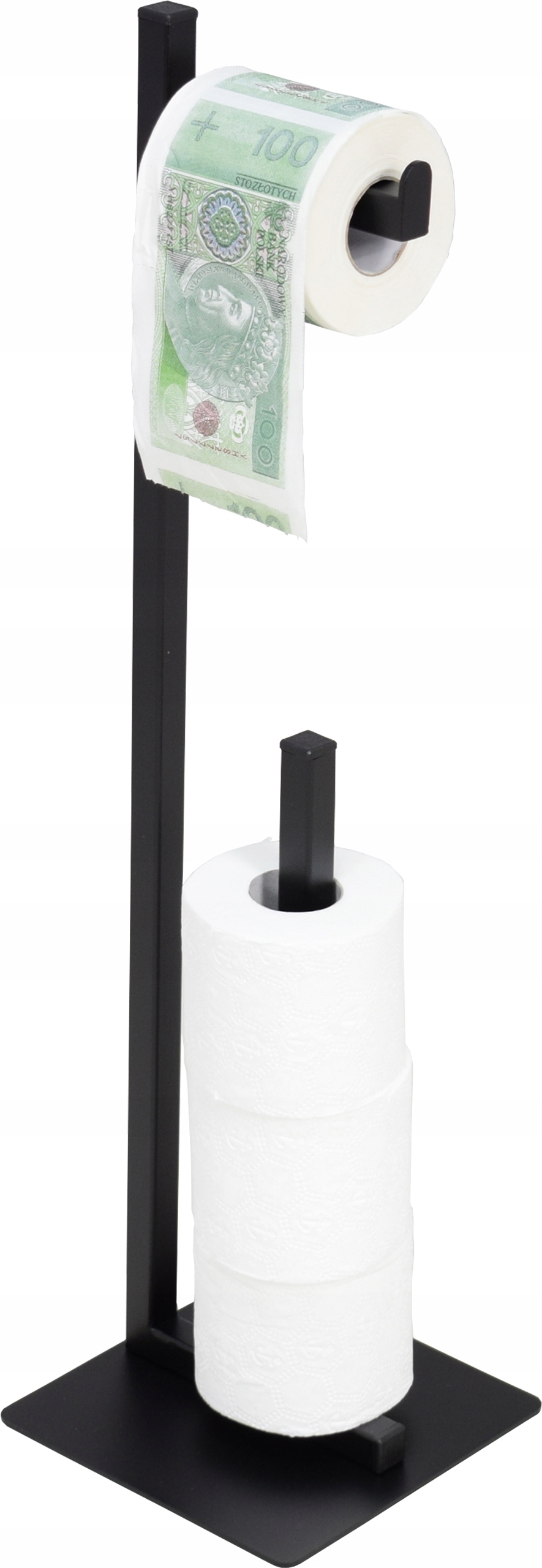 

Stojak na papier toaletowy uchwyt loft Czarny