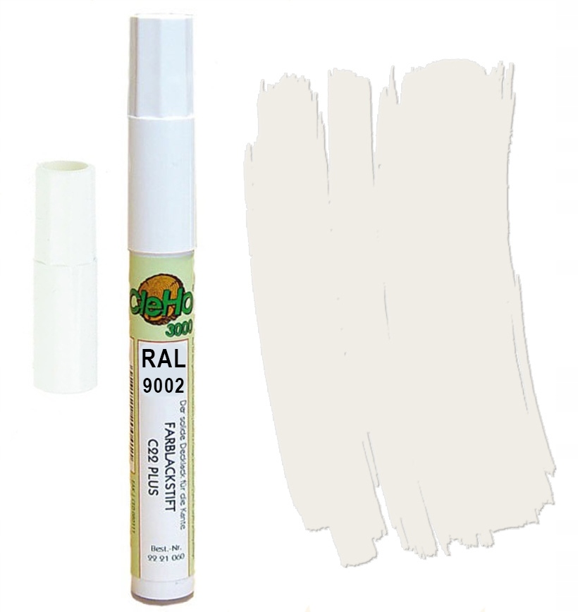 

C22 Ral 9002 biały szary karpacki Pisak retuszersk