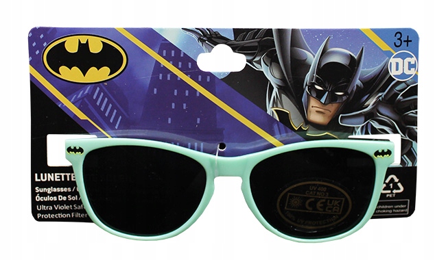 BATMAN DC OKULARY DLA DZIECKA PRZECIWSŁONECZNE CHŁOPIĘCE UV400 Marka Sun City