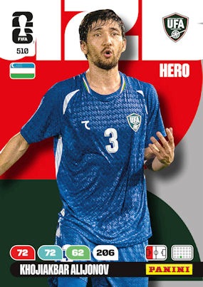 Panini Fifa World Cup 2026 510 Khojiakbar Alijonov Uzbekistan