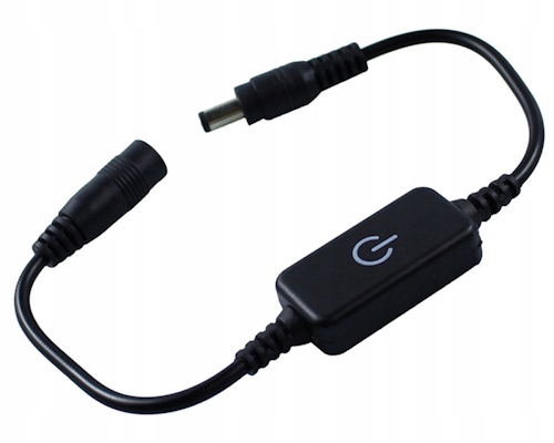 ŚCIEMNIACZ MINI DOTYKOWY 12V taśmy LED CZARNY