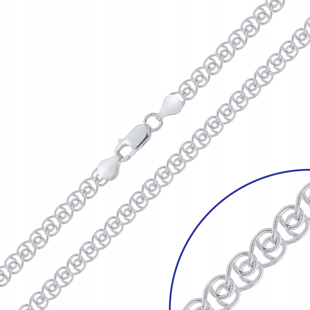 Stříbrný řetízek Love 55 cm ryzost 925