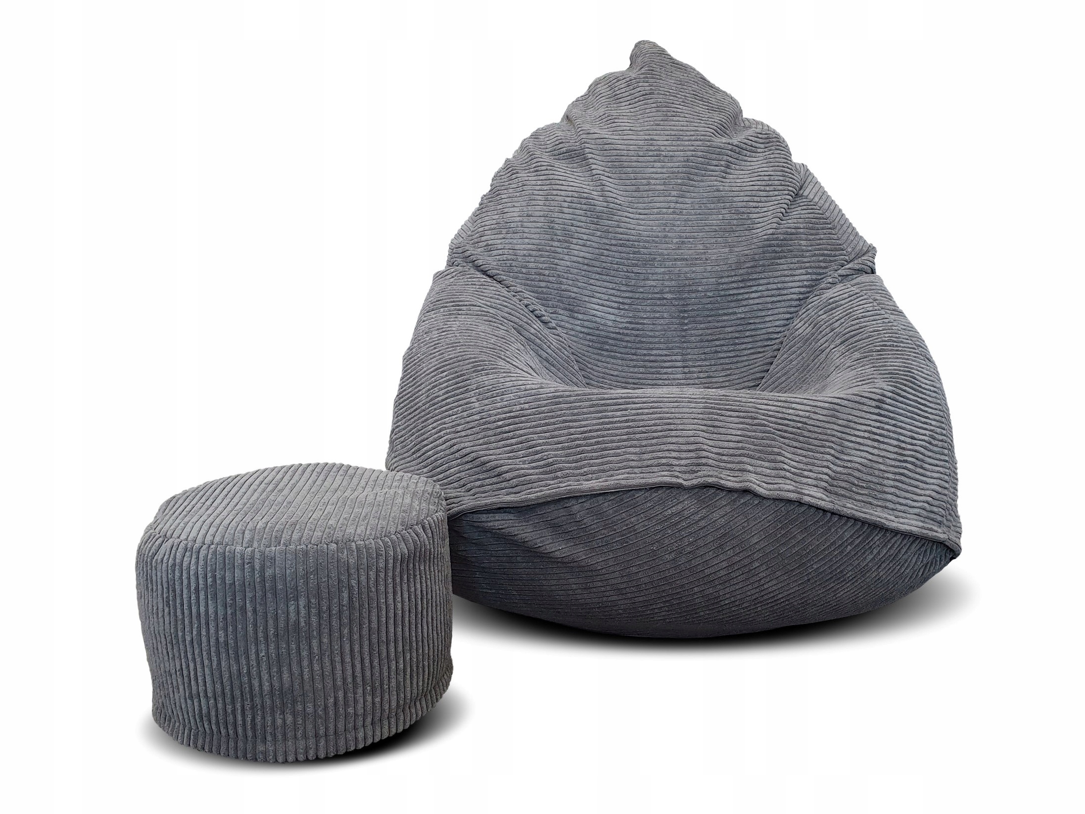 PUFA SAKO SZTRUKSOWA XXXXL + GRATIS WOREK FOTEL Materiał obicia sztruks