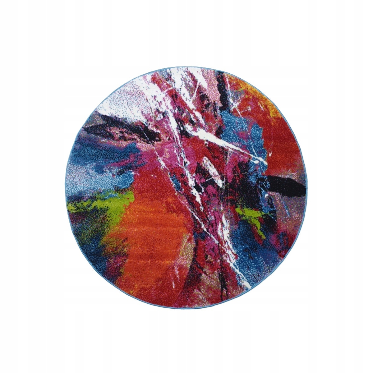 120x120 (průměr) kruh Kusový koberec Fantasy 559-13 Blue/white kruh