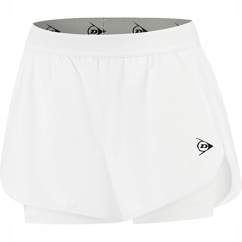 Kraťasy Dunlop Club Short Women White S