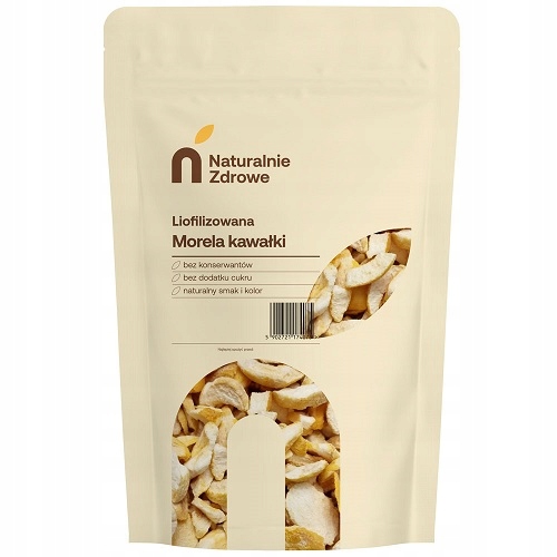 Liofilizowana Morela Kawałki Zdrowa Przekąska 20 g