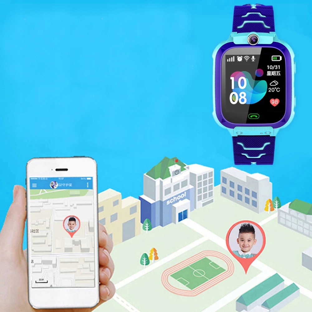 SMARTWATCH DLA DZIECI NA KARTĘ SIM ZEGAREK TELEFON Stan opakowania oryginalne