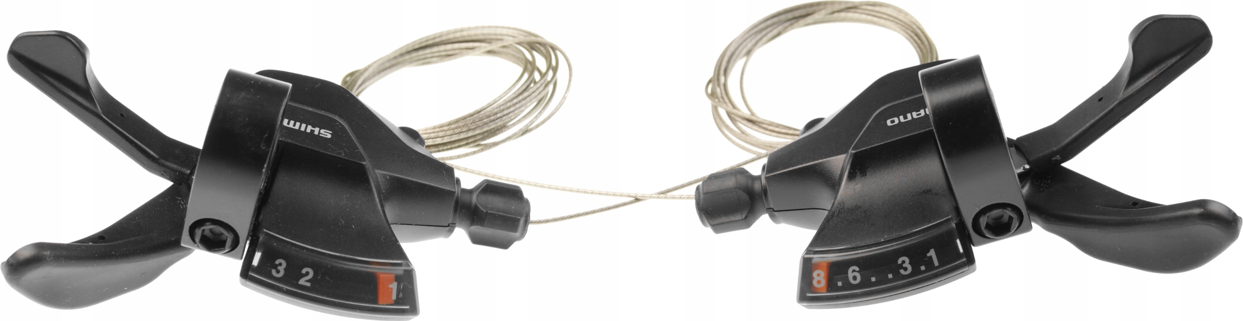 Manetki przerzutkowe komplet zestaw prawa/lewa trigger Shimano SL-M315 3x8