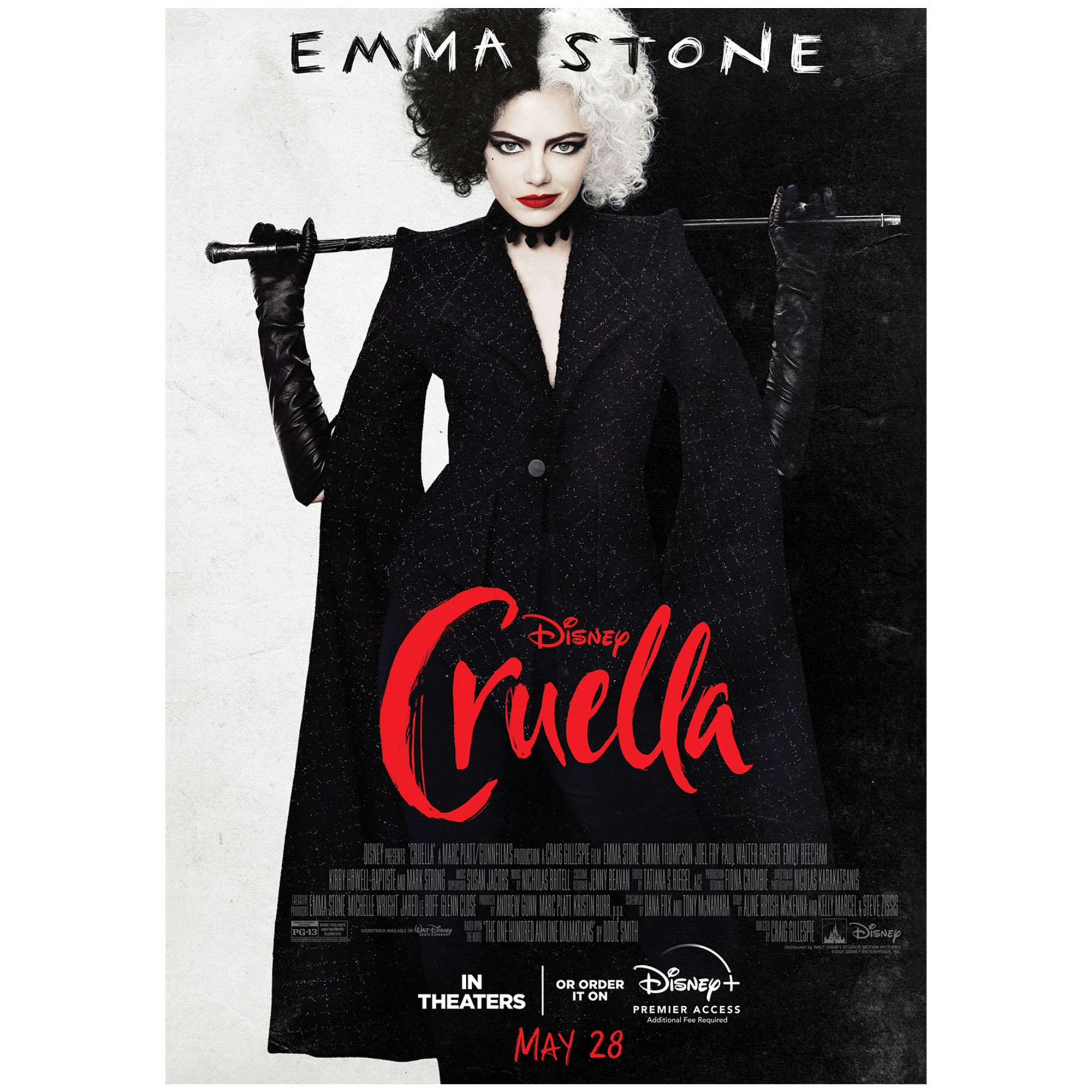 

Plakat Cruella Emma Stone