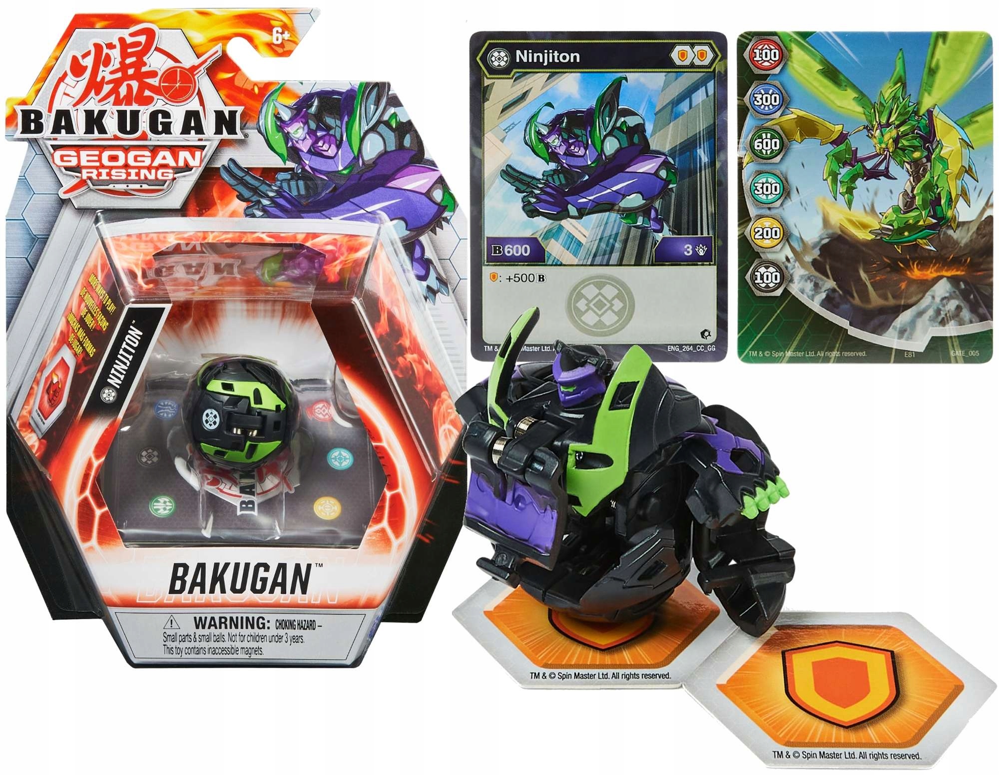 

Bakugan Geogan Rising Darkus Ninjiton Kula + Karty